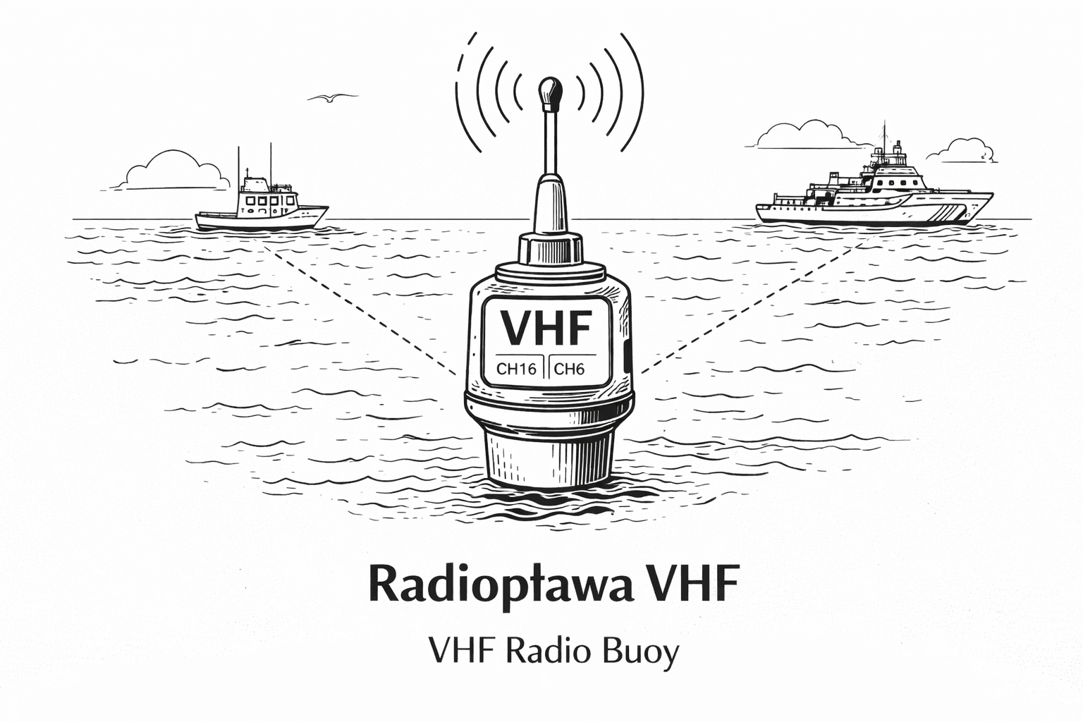 Radiopławy VHF DSC - VHF Radio Buoy